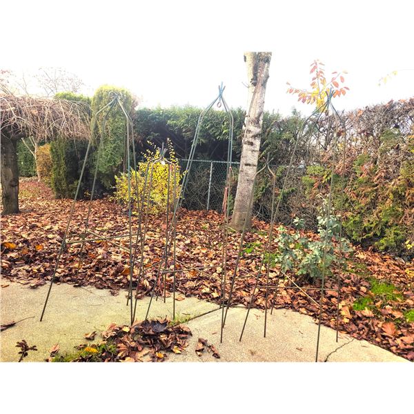 Metal Garden Obelisks at B