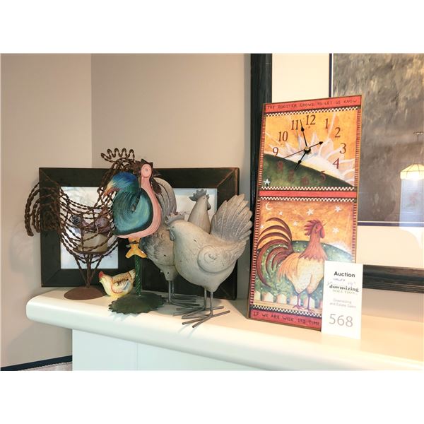 Chicken Theme Decor Cat A