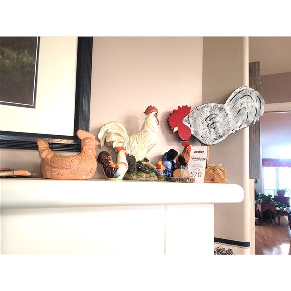 Chicken Theme Decor Cat A
