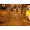Image 4 : Oak Dining Table and Chairs cat C