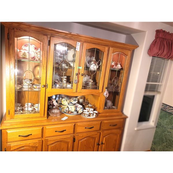 Wood hutch cat C