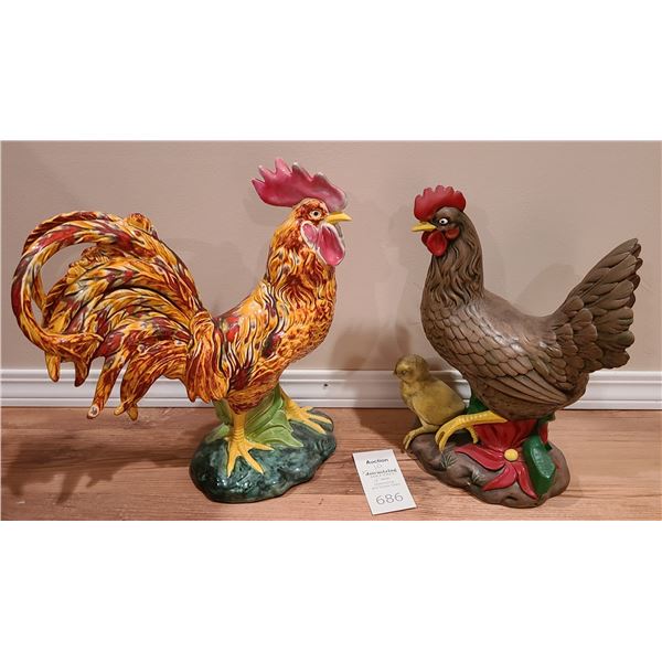 Decorative Roosters Cat A