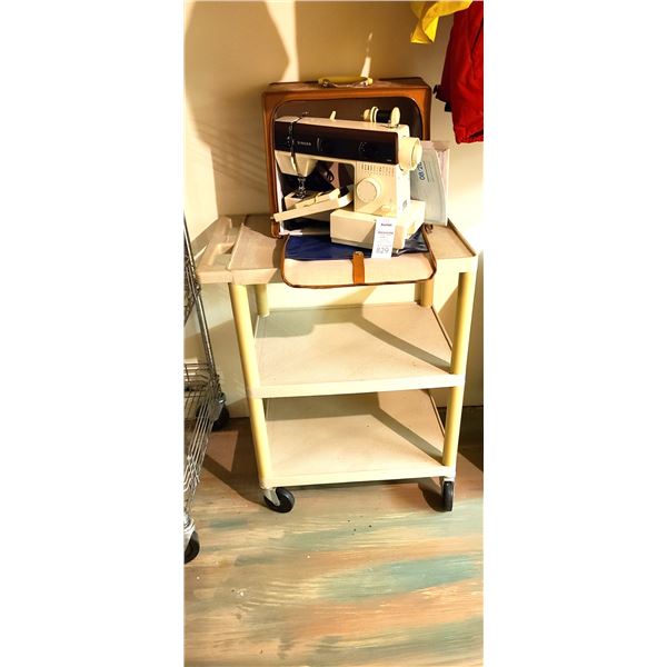 Vintage Singer Sewing Machine & More Cat B