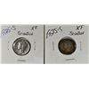 Image 1 : (2) 1925-S MERCURY DIMES XF SCRATCHED