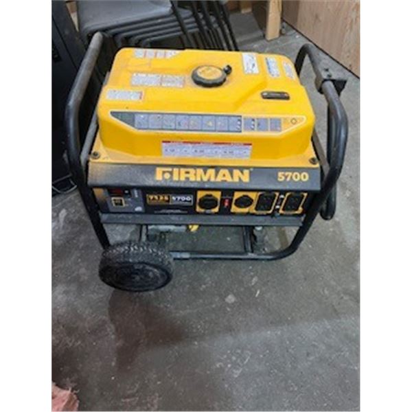 Firman 5700 watt Generator
