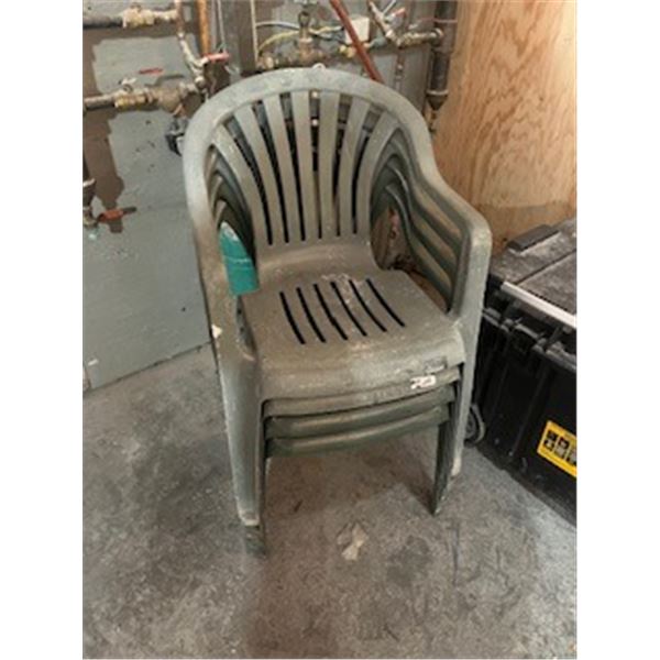 Plastic chairs