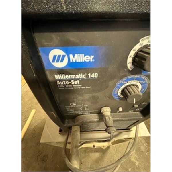 Miller 140 Welder w helmet