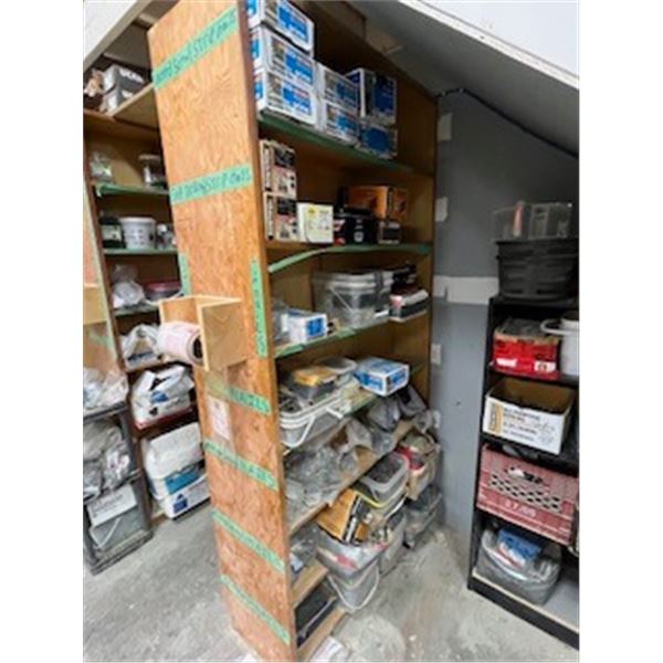 shelf of misc nails