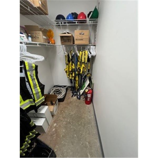 Safety rooms full of supplies