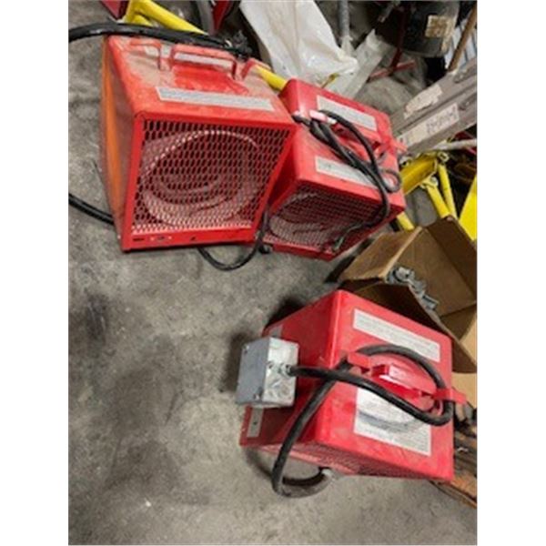 3- space heaters