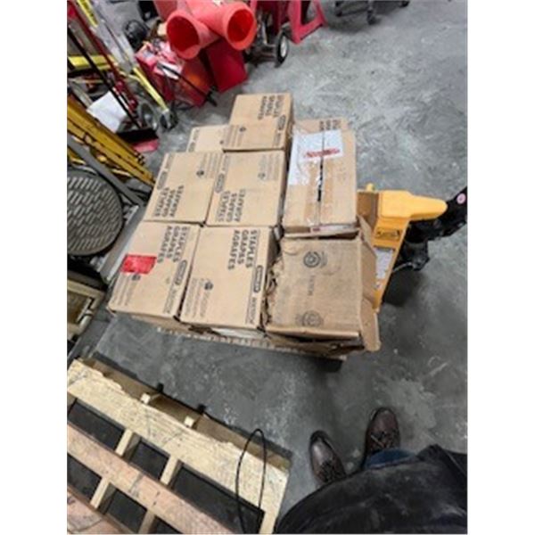 pallet of bostich staples