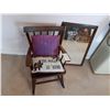 Image 1 : Child's Rocking Chair, Mirror and Pillows Cat A