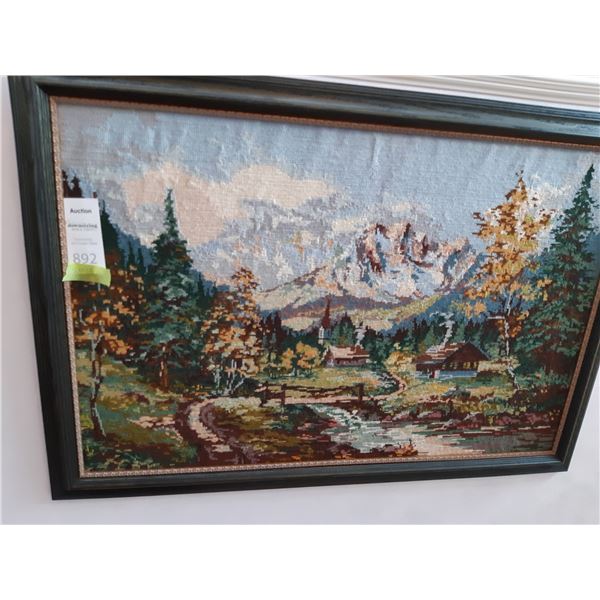 Needlepoint Art Cat A