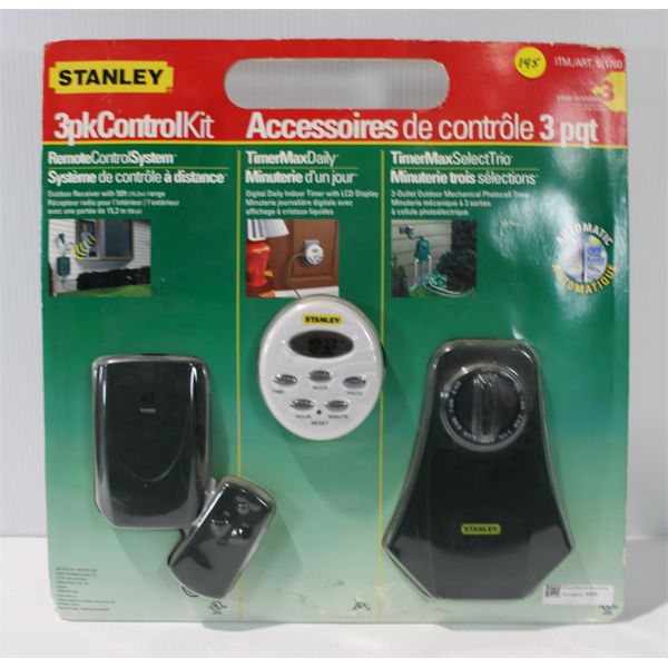 NEW STANLEY 3PK CONTROL KIT