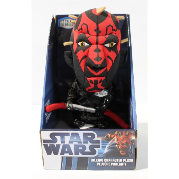 NEW STAR WARS TALKING DARTH MAUL PLUSH