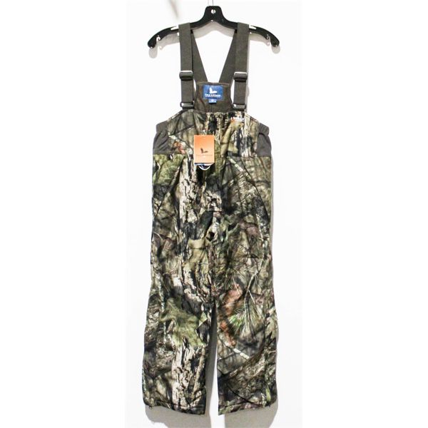 NEW YOUTH FIELD & STREAM CAMO OVERALLS MOSSY OAK