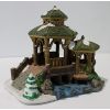 Image 1 : CHRISTMAS PORCELAIN GAZEBO BRIDGE DECORATION