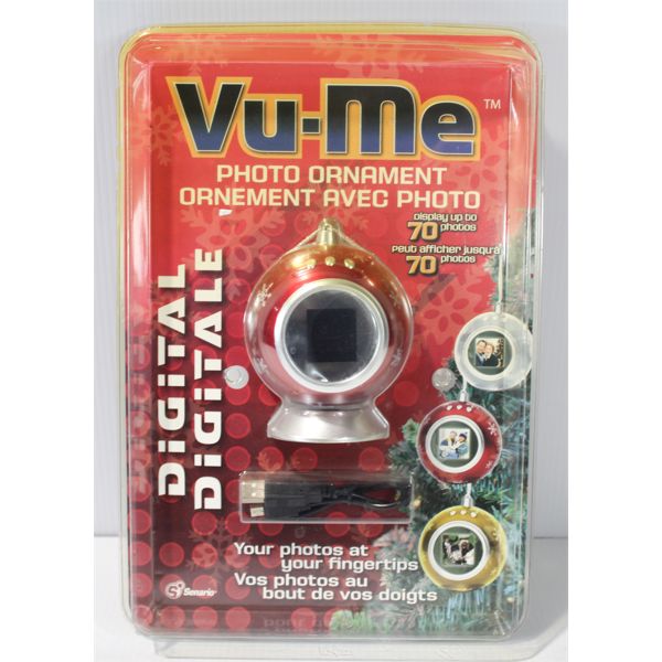 NEW VU-ME PHOTO ORNAMENT