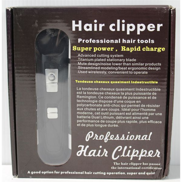 NEW PROFESSIONAL RAPID CHARGE HAIR CLIPPERS