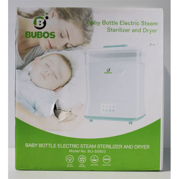 BUBOS BABY BOTTLE ELECT. STEAM STERILIZER / DRYER