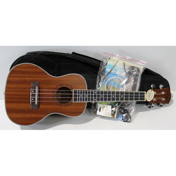 NEW LOHANU UKULELE W/ ACCESSORIES & CASE