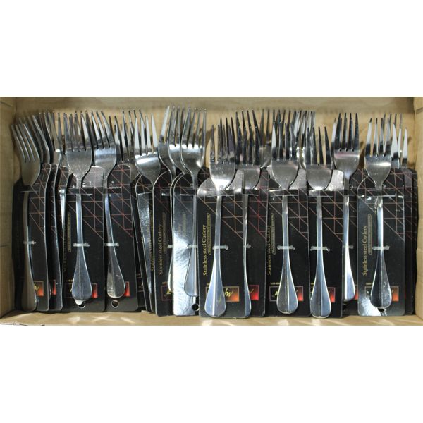 30 STAINLESS STEEL CUTLERY FORKS