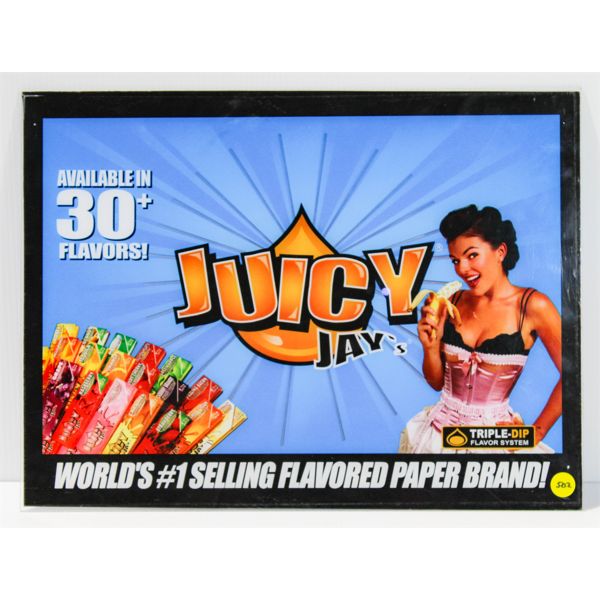 JUICY JAY'S FLAVORED PAPER ADVERTISING DISPLAY