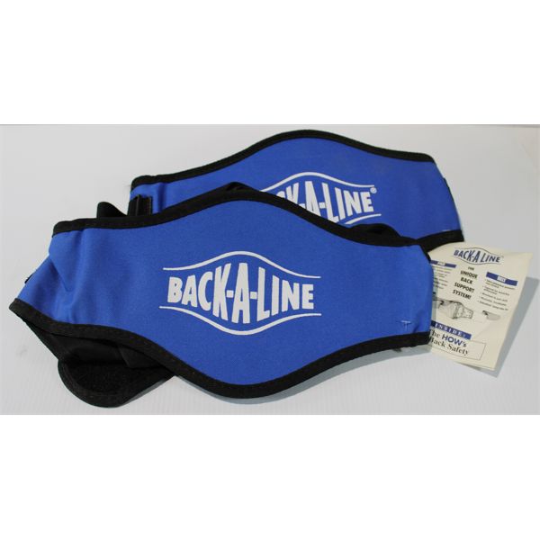 TWO BACK SUPPORT BELTS