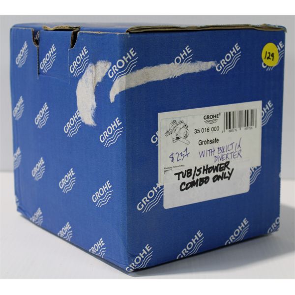 GROHE TUB / SHOWER COMBO W/ BUILT IN DIVERTER