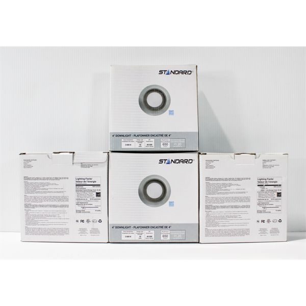 4 NEW STANDARD 4" DOWNLIGHT