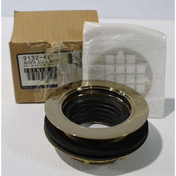FRENCH GOLD SHOWER STALL DRAIN