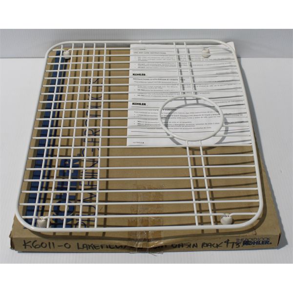 KOHLER LAKEFIELD BOTTOM BASIN SINK RACK