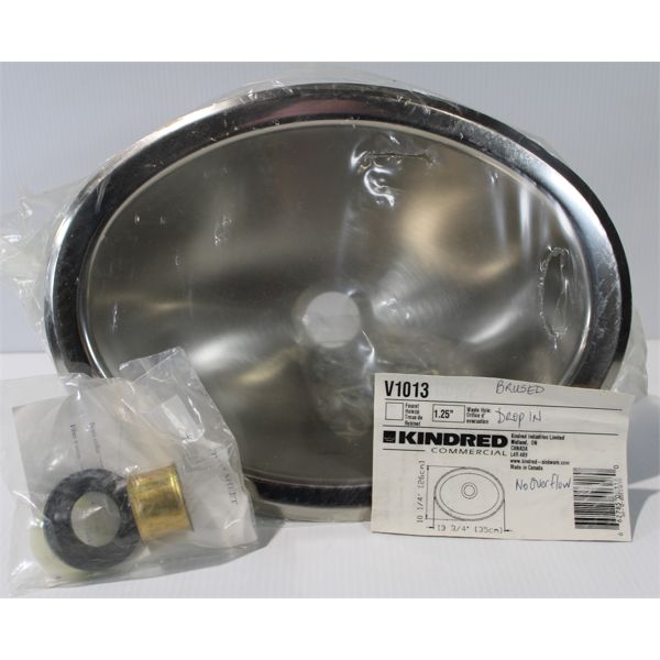 NEW KINDRED DROP IN STAINLESS STEEL SINK