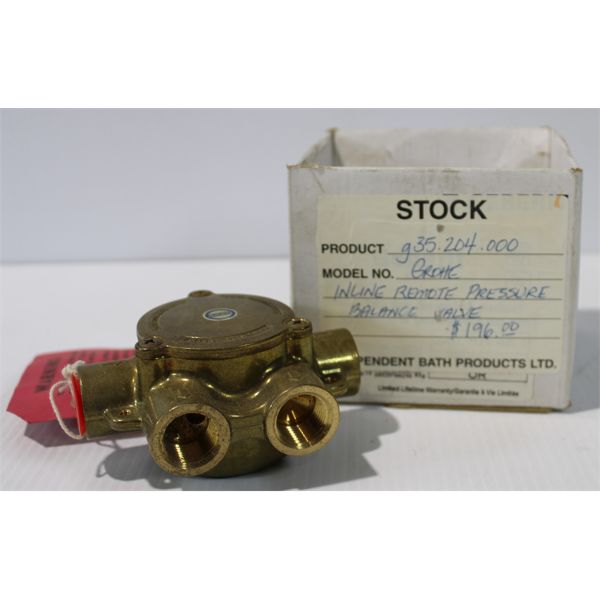 NEW GROHE INLINE REMOTE PRESSURE BALANCE VALVE