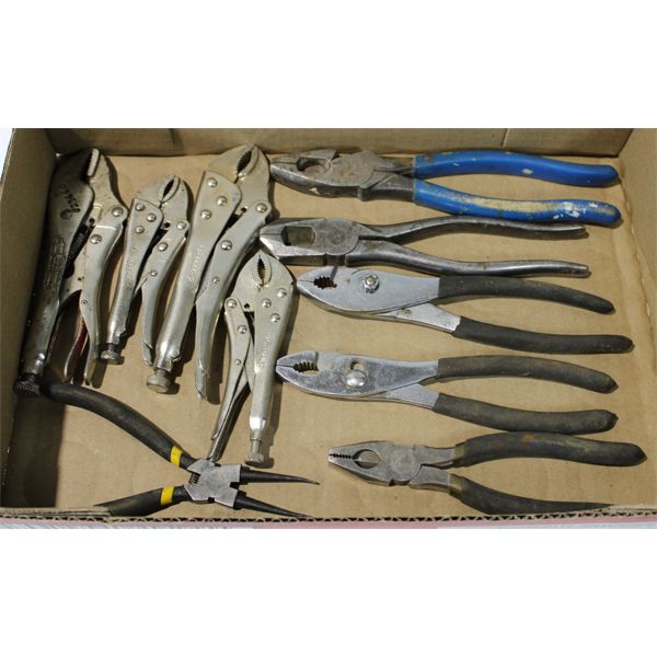 LOT OF ASSORT. PLIERS
