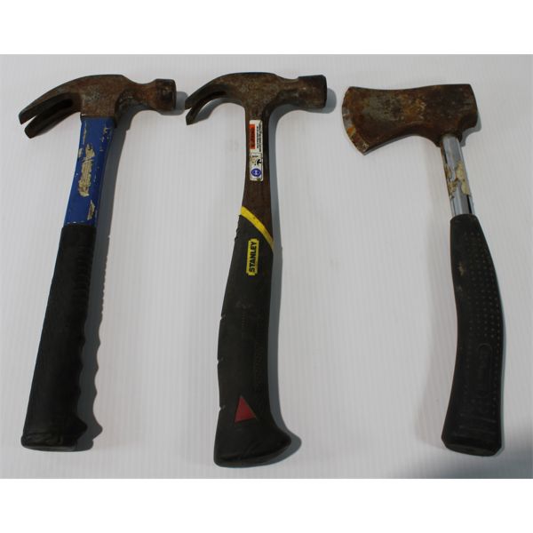 TWO HAMMERS AND 1 HATCHET