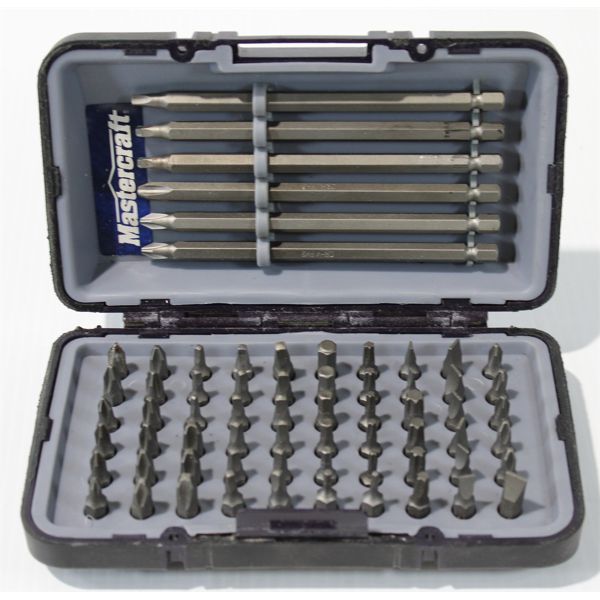 MASTERCRAFT SCREWDRIVER BIT SET