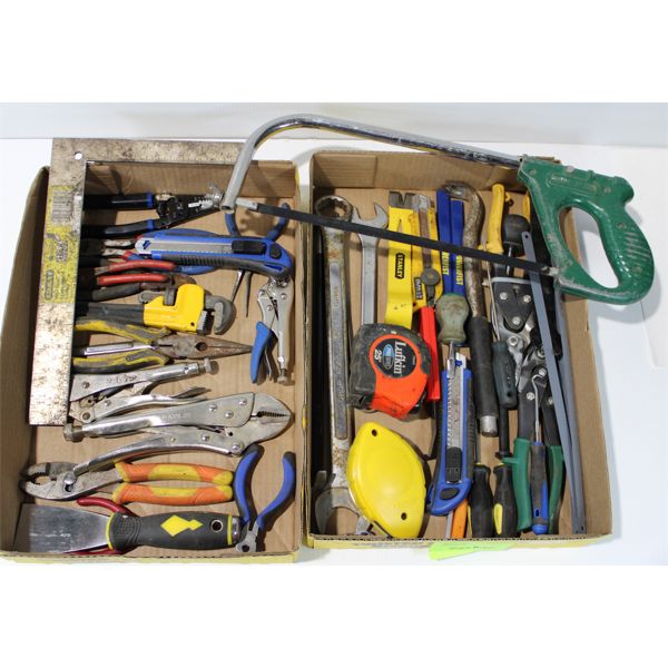 ASSORT. TOOLS INC. SAW, WRENCHES & MORE