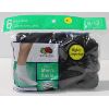 Image 1 : FRUIT OF THE LOOM MEN'S BLACK ANKLE SOCKS