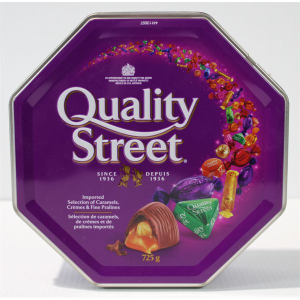 NESTLE QUALITY STREET ASST. CHOCOLATES 725G TIN