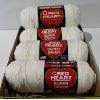 Image 1 : 4 RED HEART WHITE HOBBY YARN SPOOLS