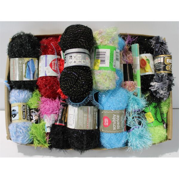 ASSORT. SPARKLE HOBBY YARN