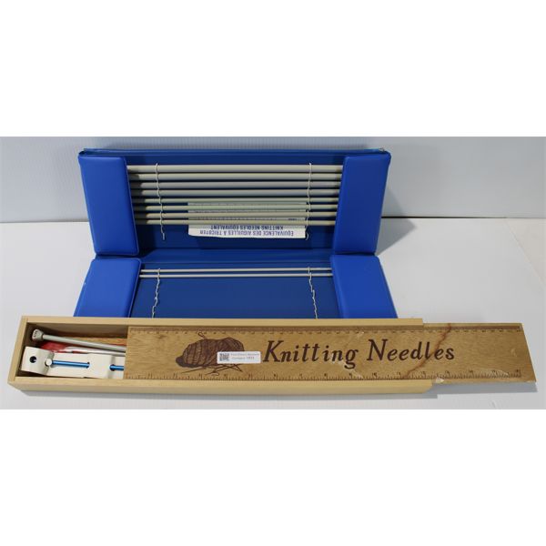2 PACKS OF KNITTING NEEDLES