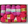 Image 1 : RICH PINK AND PURPLE HOBBY YARN