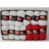 Image 1 : RED AND WHITE CHRISTMAS SPARKLE HOBBY YARN