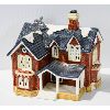 Image 1 : HOLLOW PORCELAIN HOUSE CHRISTMAS DECORATION