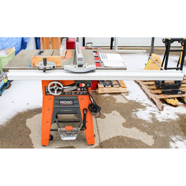 RIDGID 10" CAST IRON TABLE SAW