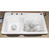 Image 1 : KOHLER WOODFIELD CAST IRON SINK WITH ACCESSORIES