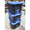 Image 1 : THREE MASTERCRAFT HEAVY DUTY 102L STORAGE BOXES