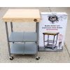 Image 1 : NEW BRADLEY SMOKER FOLDABLE KITCHEN CART